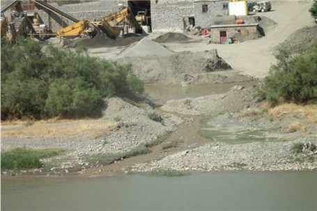 برداشت شن و ماسه از رودخانه های گیلان به یک سوم کاهش یافت
