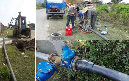راه اندازی یک حلقه چاه به منظور تامین آب شرب روستای زیده شهرستان فومن