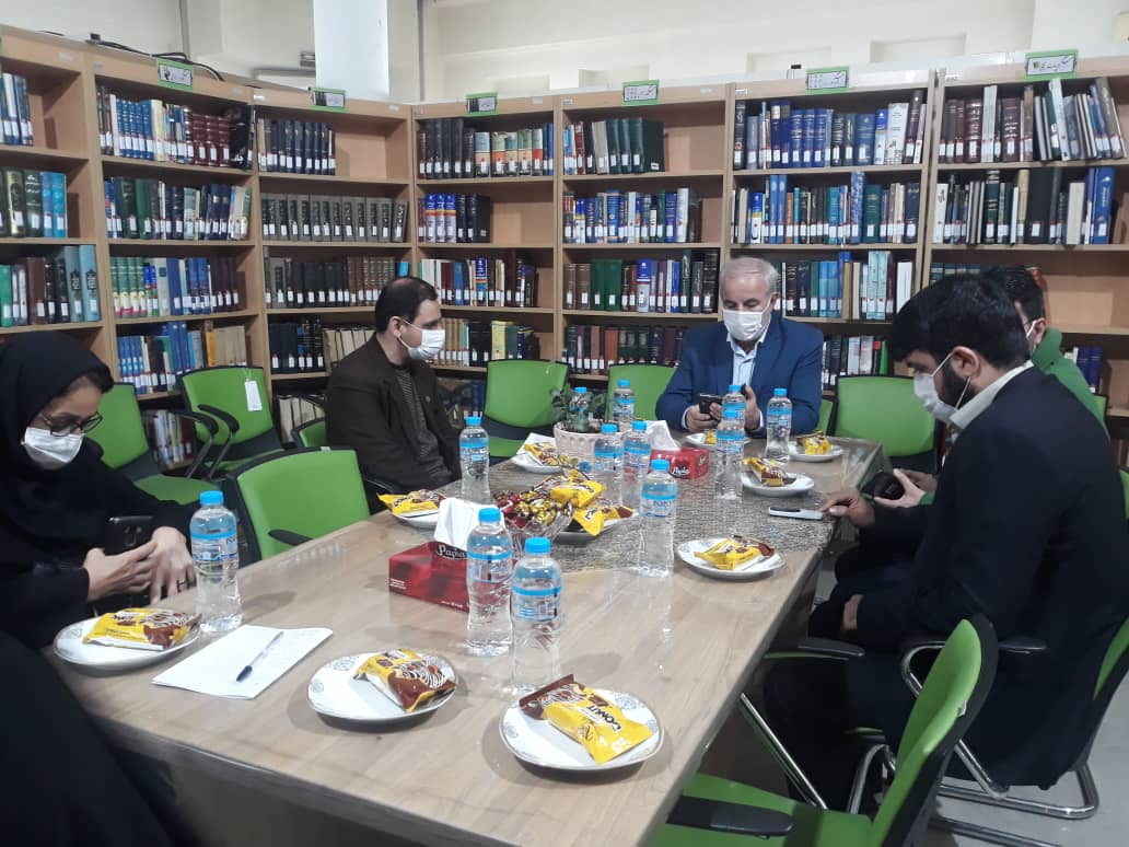 دیدار جبار کوچکی نژاد با کتابداران کتابخانه عمومی امام حسن مجتبی(ع) رشت