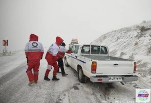 امدادرسانی هلال احمر استان گیلان در جاده ها