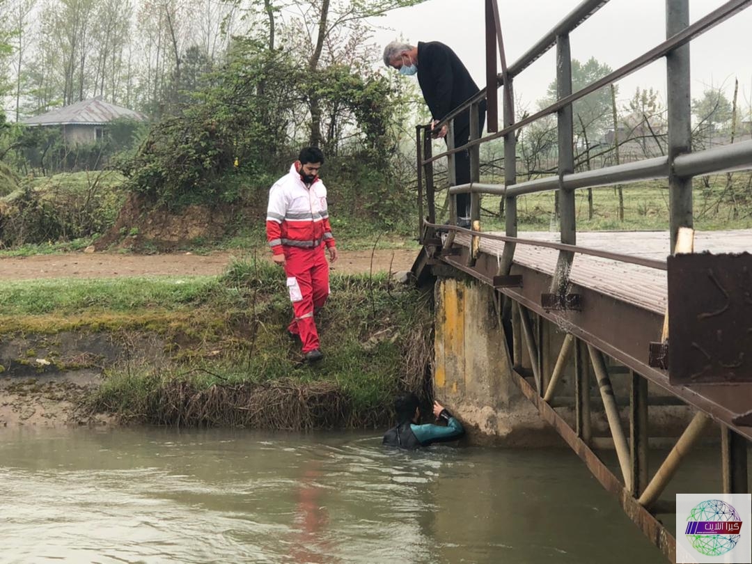 پیدا شدن پیکر مغروق مرد میانسال ۶۰ ساله اهل فومن در کانال آب توسط عوامل امدادی جمعیت هلال احمر