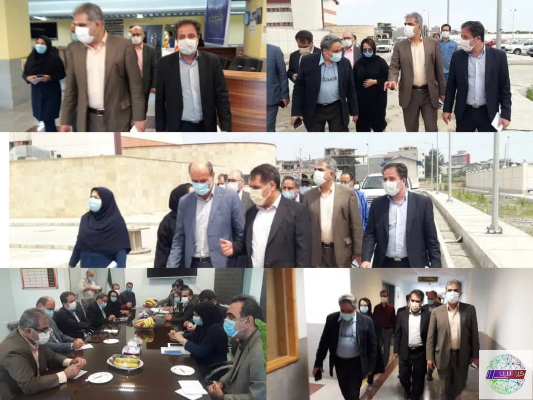 علی نبیان معاون وزیر راه وشهرسازی از بیمارستان جدید الاحداث لنگرود بازدید کرد