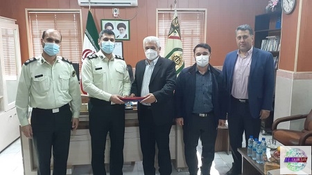 تقدیر از نیروی انتظامی شهرستان رضوانشهر به مناسبت گرامیداشت هفته ناجا