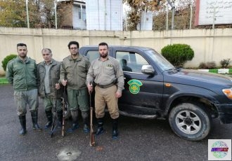 دستگیری شکارچیان غیرمجاز به همراه سه قبضه اسلحه شکاری در فومن