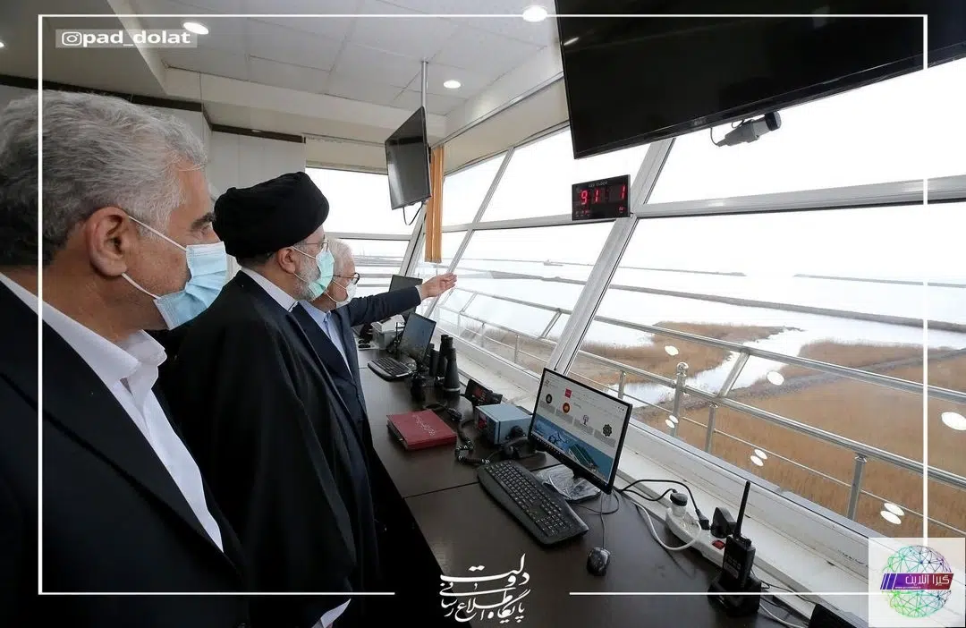 بازدید رئیس جمهور از مرکز کنترل ترافیک دریایی بندر کاسپین