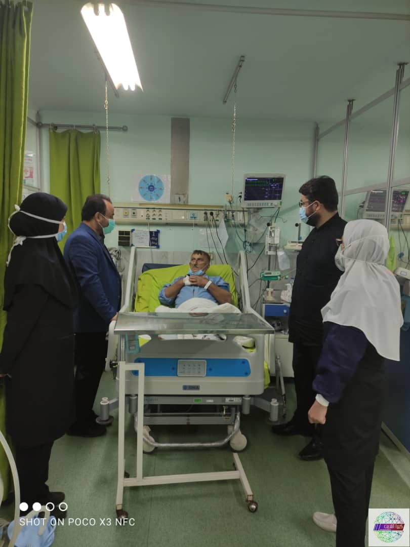 بازدید سرزده مدیر عامل سازمان تامین اجتماعی از بیمارستان حضرت رسول اکرم رشت
