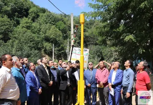 مشعل گاز در ۲ روستای کوهستانی شفت روشن شد