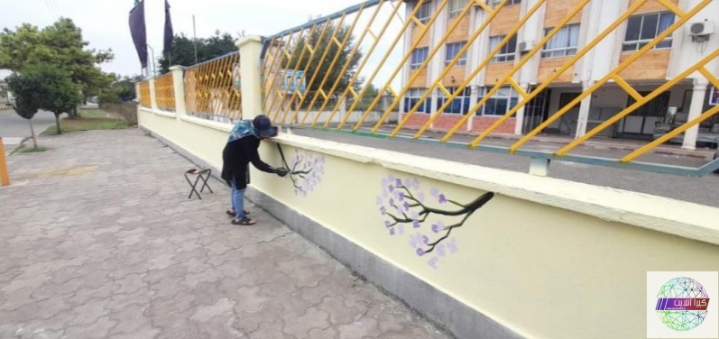 ابتکار شهرداری کلاچای در زیباسازی شهری