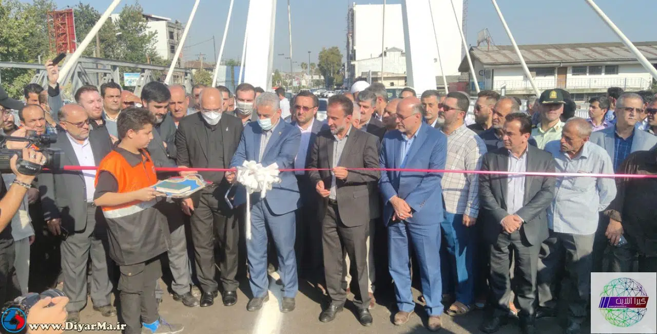 اولین پل کابلی استان گیلان منحصر بفرد است