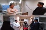 بازدید سرپرست مدیریت تجهیزات پزشکی دانشگاه علوم پزشکی گیلان از بیمارستان سلامت رستم‌آباد