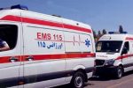 امدادرسانی اورژانس پیش‌بیمارستانی گیلان به مصدومان حادثه تصادف در رضوانشهر