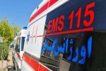 امدادرسانی اورژانس به مصدومان حادثه تصادف در شیخ‌محله شهرستان صومعه‌سرا
