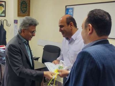 بازدید هیئت رئیسه دانشگاه از بیمارستان نیکوکار املش/ دکتر آشوبی با تقدیم گل از پزشکان تجلیل کرد