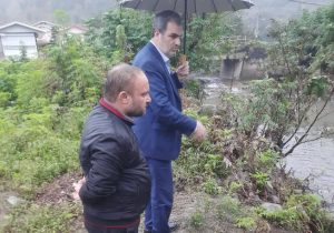 بازدید مدیرعامل آب منطقه ای گیلان از روند بازسازی تخریبات ناشی از سیلاب در شهرستان آستارا