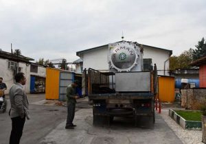 نصب و راه‌اندازی یک دستگاه بی‌خطر ساز زباله‌های عفونی در مرکز آموزشی و درمانی پورسینا