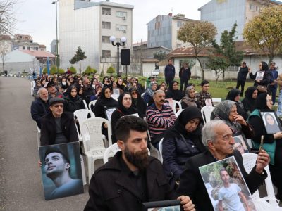 همزمان با روز درختکاری آیین کاشت نهال به یاد اهدا کنندگان عضو در پارک سیمرغ شهر رشت