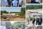 بازدید مدیرکل راه و شهرسازی گیلان و نماینده مردم شریف لنگرود در مجلس شورای اسلامی از پل در دست احداث شلمان شهرستان لنگرود