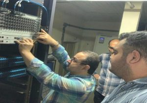 نصب و راه‌اندازی دستگاه OLT – FTTH در مرکز ۴ مخابرات شهرستان لاهیجان