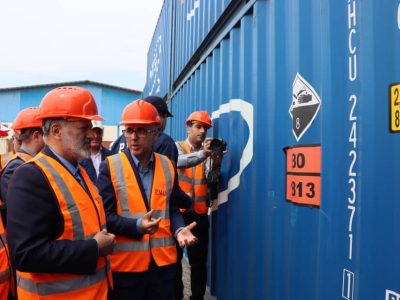 بازدید بازرس کل استان گیلان از انبارهای کالا و گمرک بندر انزلی