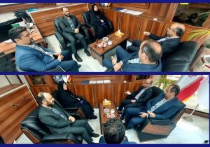 دیدار فرماندار سیاهکل با مدیرکل راهداری گیلان برای حل معضلات جاده‌ای