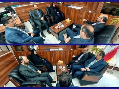 دیدار فرماندار سیاهکل با مدیرکل راهداری گیلان برای حل معضلات جاده‌ای