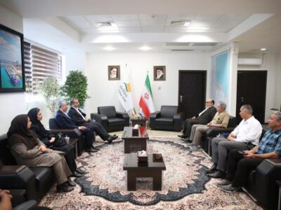 دیدار ریاست فدراسیون بدمینتون جمهوری اسلامی ایران با مدیرعامل منطقه آزاد انزلی