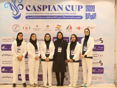 نتایج دختران بدمینتون باز گیلانی در روز اول مسابقات بین المللی جام کاسپین 