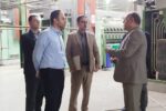 بازدید شهردار رشت از کارخانه صنایع پوشش ایران