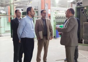 بازدید شهردار رشت از کارخانه صنایع پوشش ایران
