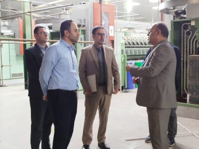 بازدید شهردار رشت از کارخانه صنایع پوشش ایران