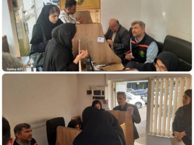برپایی میز خدمت هفتگی شرکت توزیع برق گیلان