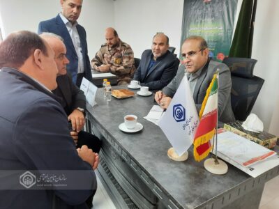 دیدار کارفرمایان شهرک صنعتی سپیدرود با مدیرکل تامین اجتماعی استان در دفتر سعدی سیلندر