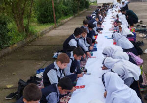 مسابقه نقاشی با موضوع «دوستی با آب» در دبستان شهدای كشلورزل سنگر