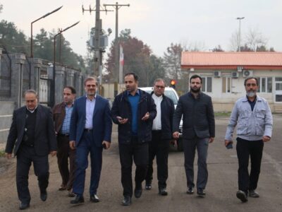 بازدید دادستان مرکز استان و شهردار رشت از کارخانه کود آلی گیلان