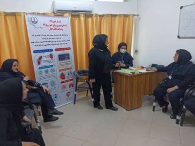 ایستگاه سلامت و غربالگری رایگان در مرکز آموزشی درمانی حشمت رشت برپا شد