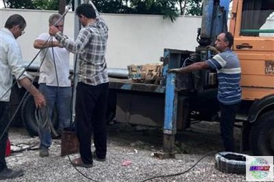 ایجاد منبع تامین آب شرب جدید در روستای گردشگری گتگسر اسالم شهرستان تالش