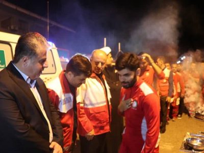 اعزام تمامی نیروهای هلالاحمر گیلان از امشب به تهران برای پشتیبانی از مراسم تشییع شهید/ برپایی اردوگاه ۱۰ هزار نفری