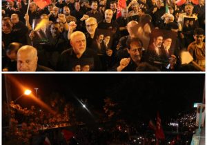دسته عزاداری جاماندگان از پیادهراه تا گلزار شهدا؛ مدیران شهری و اعضای شورا در سوگ قائد شهید امت