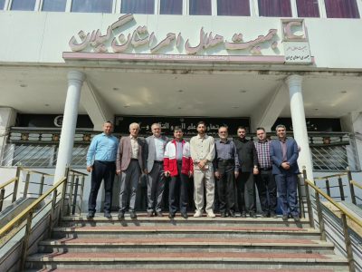 حضور علیرضا جهانبخش در جمعیت هلال احمر گیلان؛ پیوستن ستاره فوتبال به جمع امدادگران داوطلب