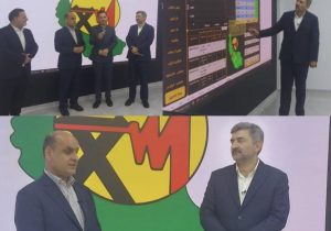 حضور استاندار گیلان در مركز پایش شركت توزیع برق استان و ارتباط زنده با شبكه باران