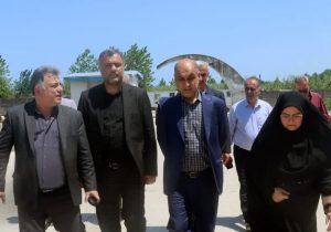 بازدید استاندار گیلان از پروژه ایجاد تصفیه خانه فاضلاب شرق بندر انزلی