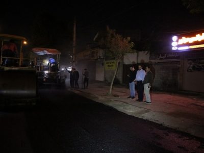 روکش آسفالت کمربندی رشت تا دو هفته آینده تکمیل میشود