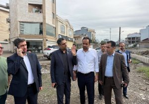 بازدید شهردار رشت از مراحل پایانی بازگشایی خیابان شهید داودی